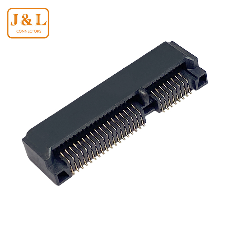 廠家MINIPCI--E連接器52PIN H4.0網(wǎng)卡插槽硬盤(pán)PCI-E接口MSATA